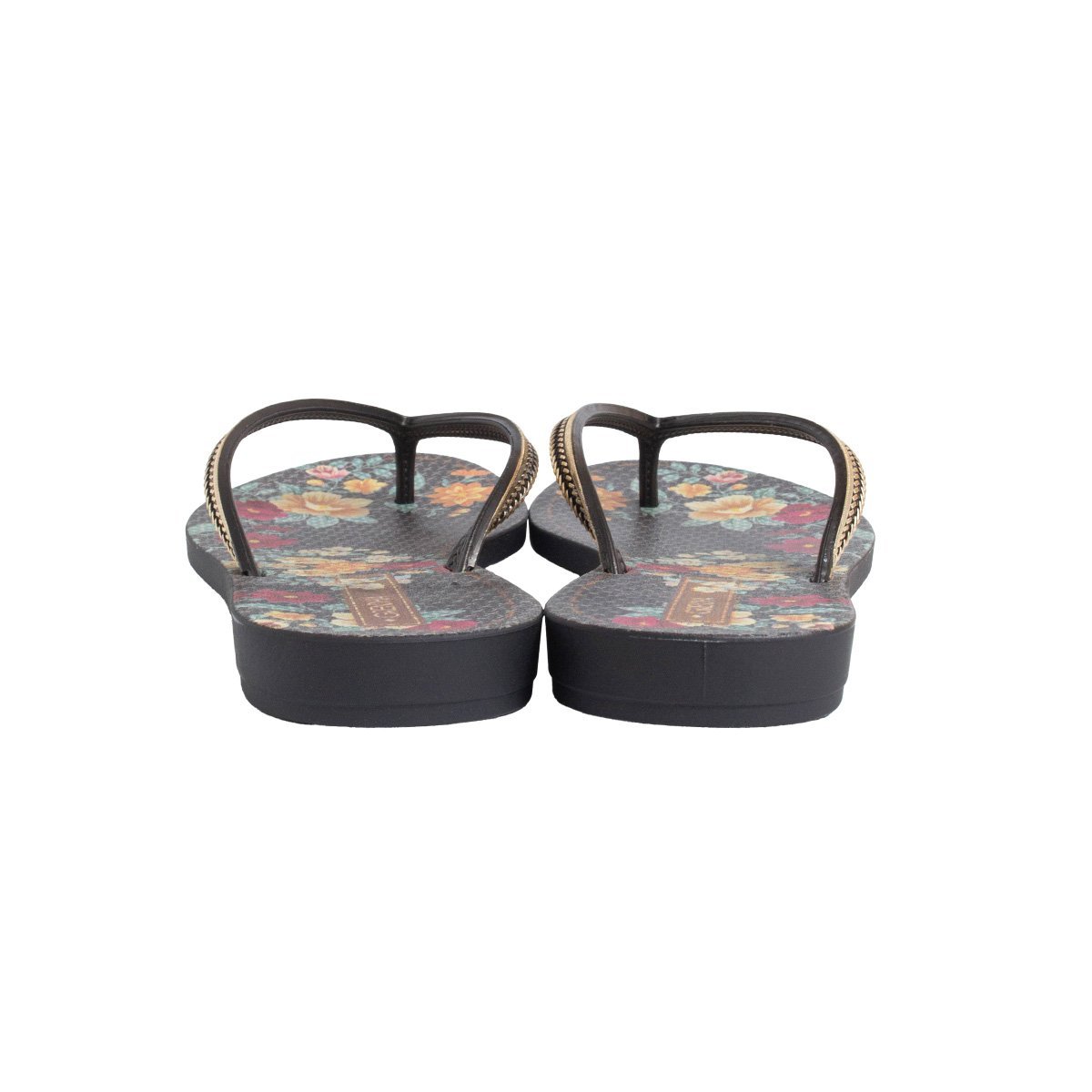 Chinelo Rasteira Grendha Mais Açai Energia Feminino Preto 4
