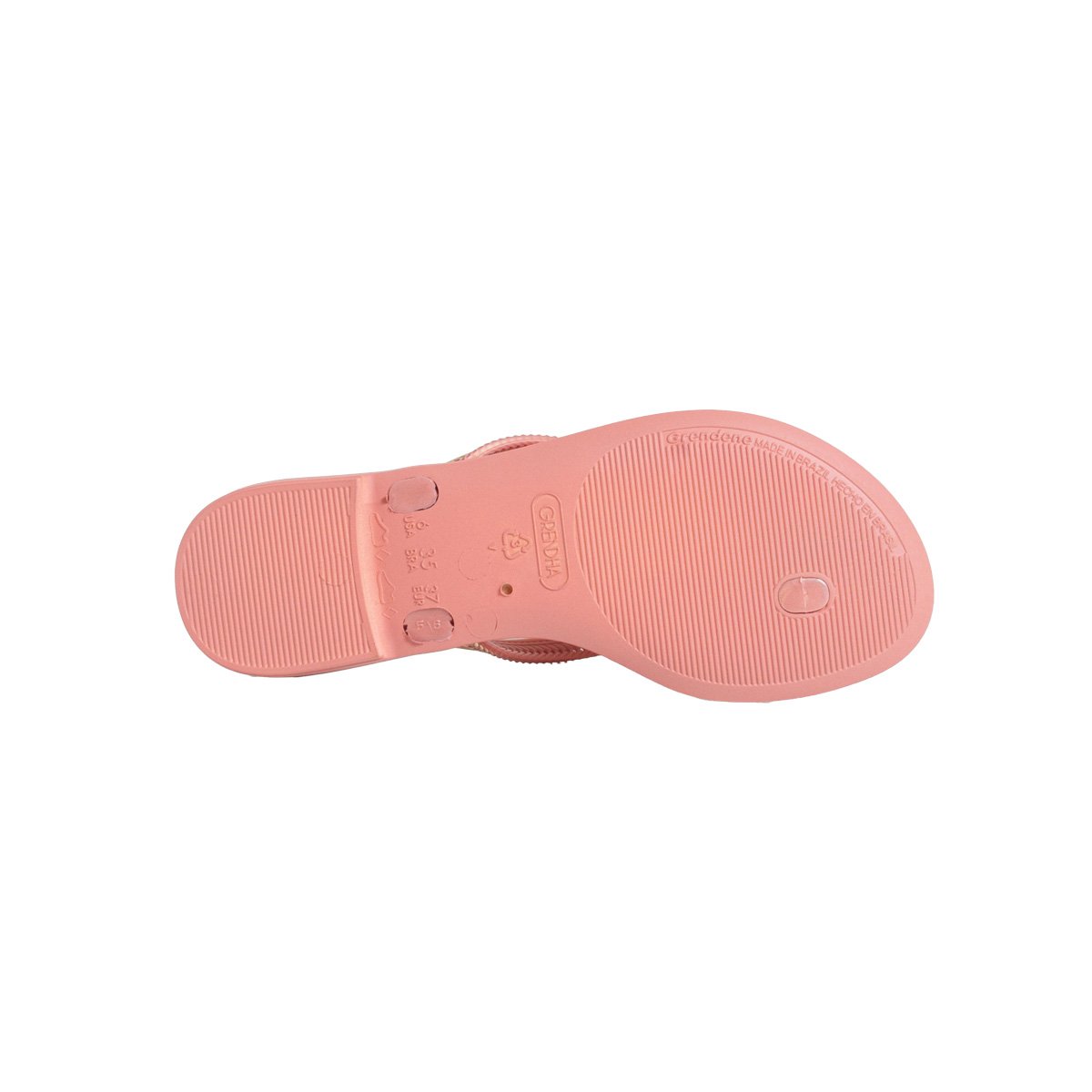Chinelo Rasteira Grendha Mais Açai Energia Feminino Rosa 5
