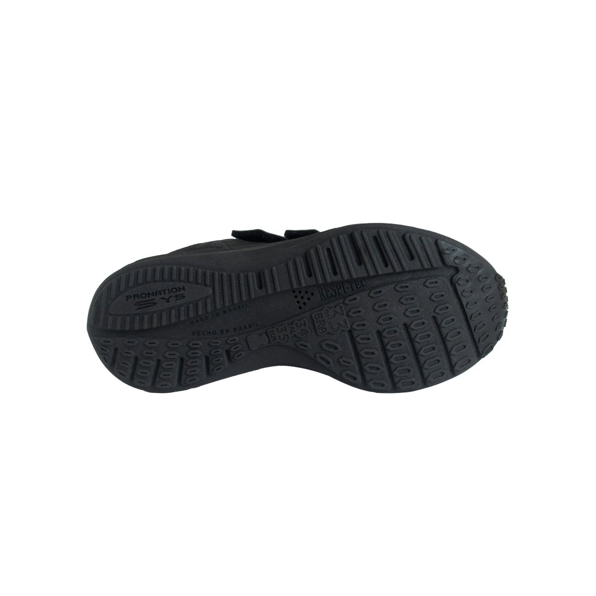 Tênis Kidy Super Conforto Infantil Menino Preto 5