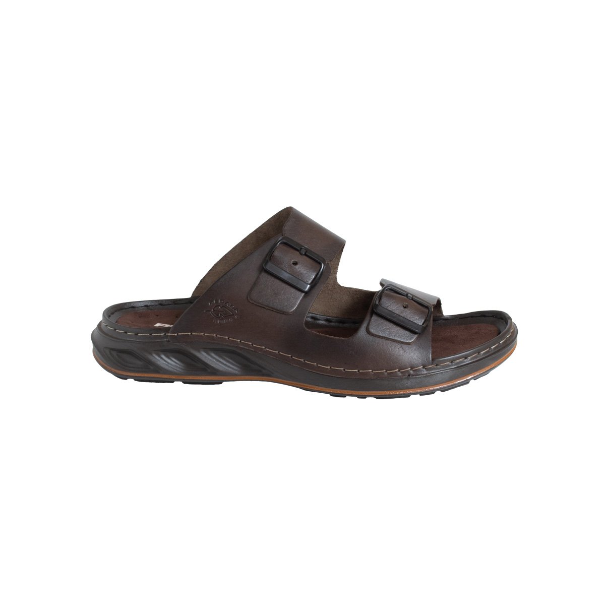 Chinelo Pegada Masculino Couro Folie