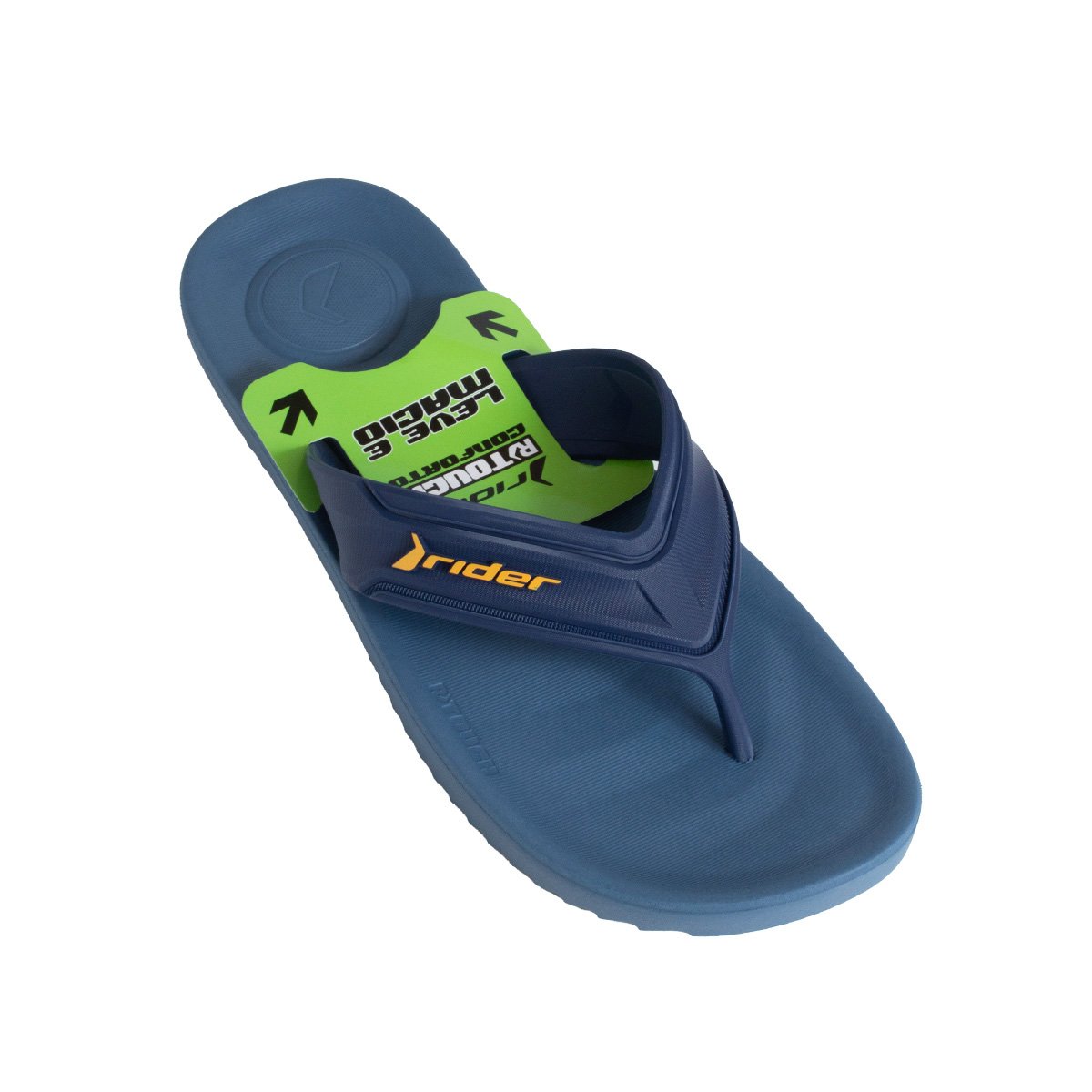 Chinelo  Masculino  De Dedo Trace Rider Azul 5