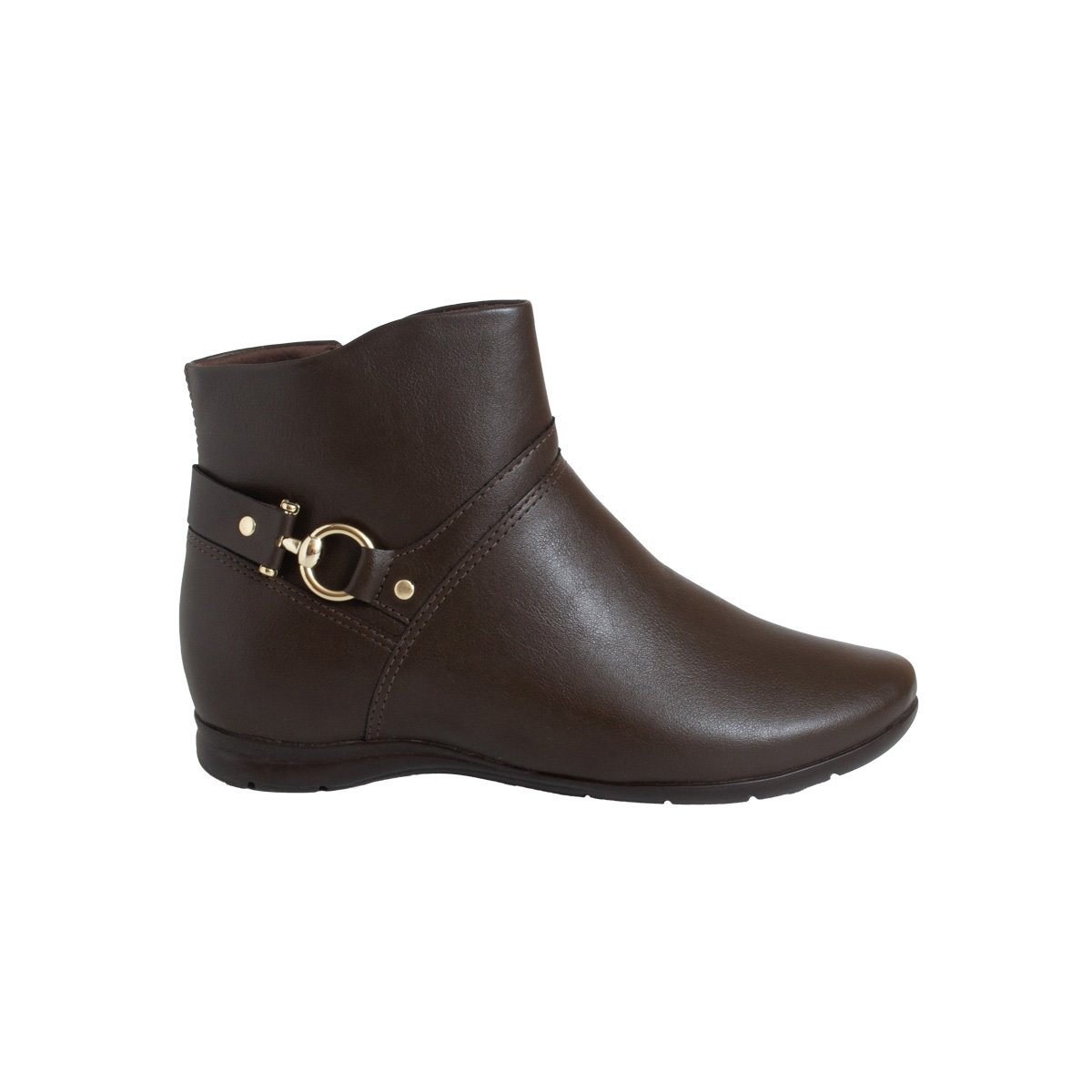 Bota Rasteira Comfortflex Feminino Cano Curto