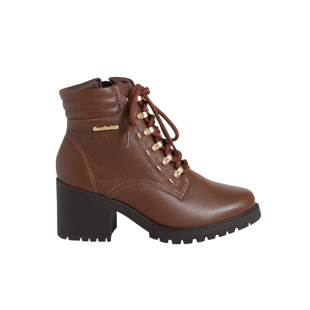 Bota Comfortflex Coturno Tratorado Feminino
