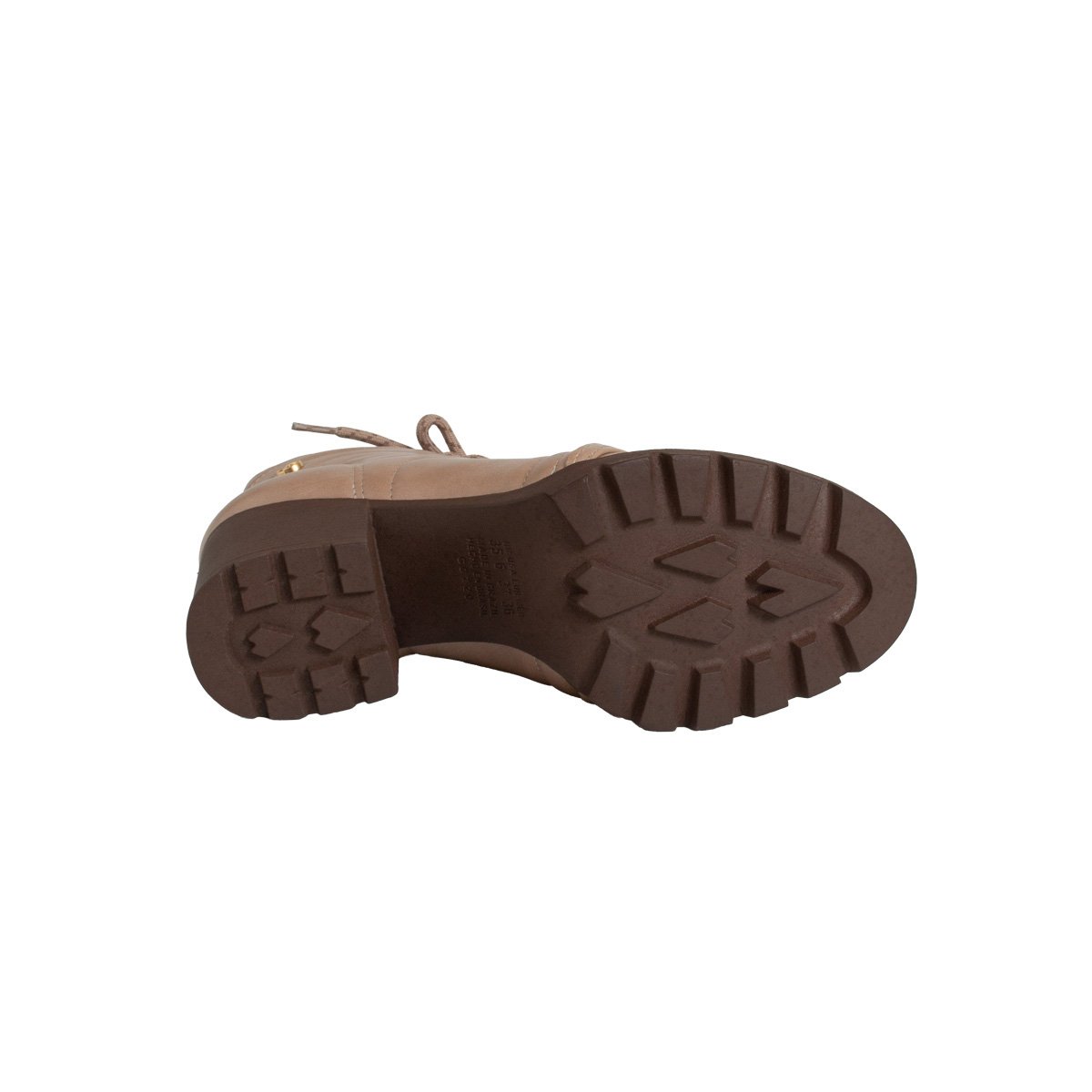 Bota Coturno Dakota Salto Bloco Feminino Bege 5