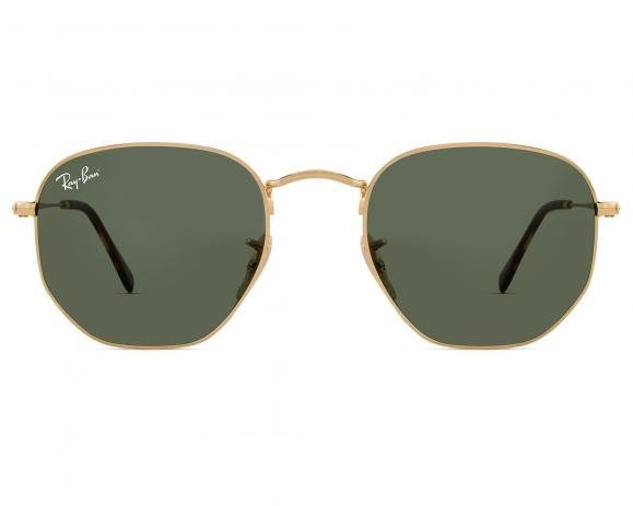 Óculos de Sol Ray Ban Hexagonal RB3548NL-001 54 Dourado 2
