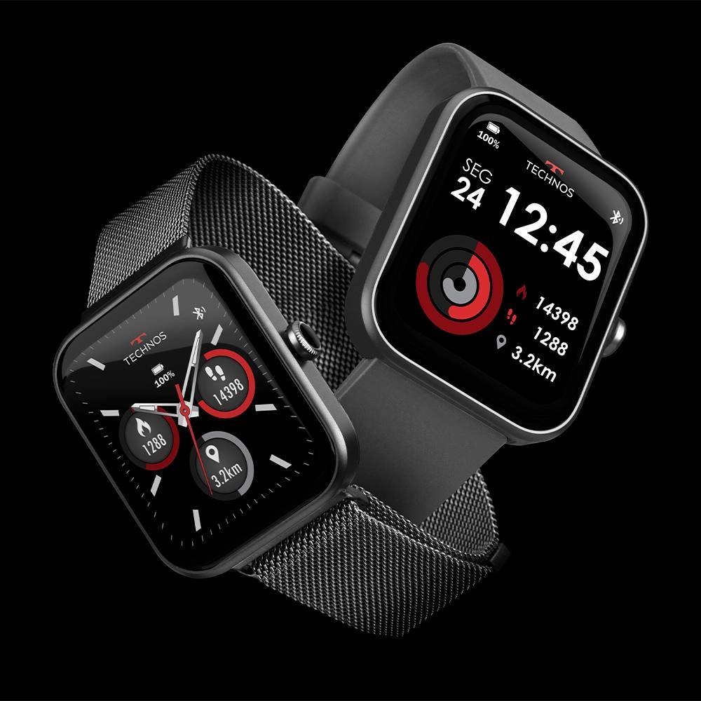 Relógio Technos Smartwatch Connect MAX Prata e Cinza TMAXAD/5F Cinza 4