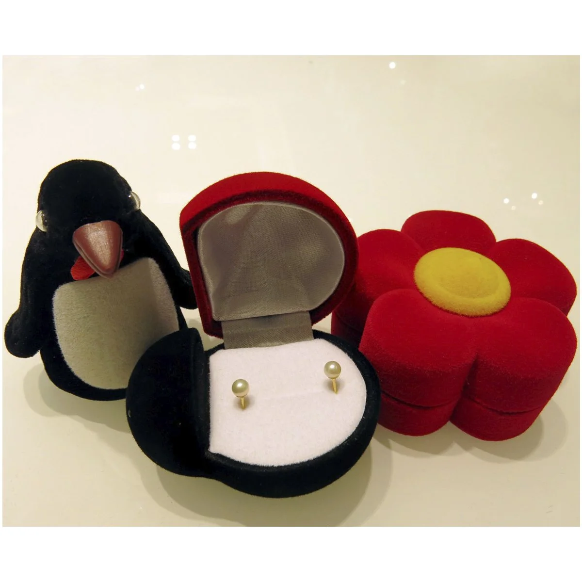 Brinco Infantil de Pérola em Ouro 18k Dourado 3