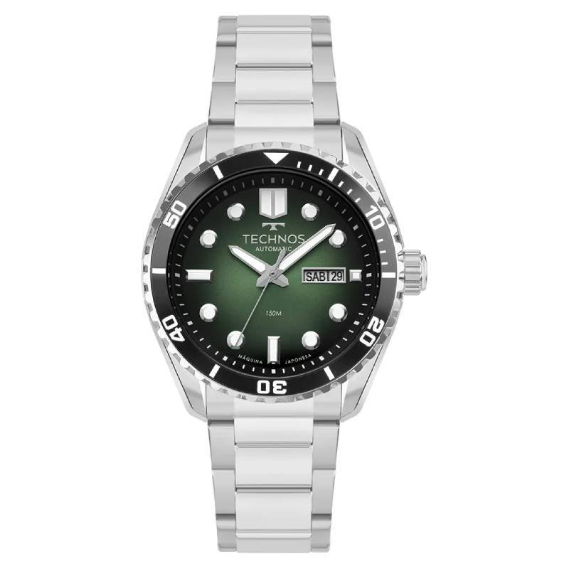Relógio Masculino Technos Automático Prata 8205OX/1V