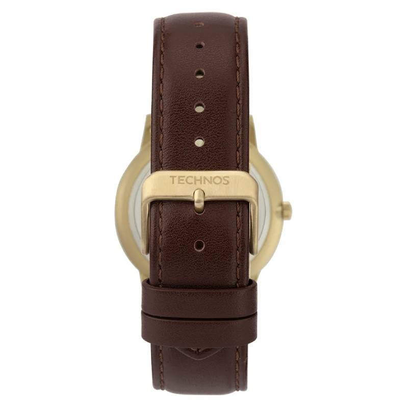 Relógio Masculino Technos Slim Dourado GM10YU/0D Dourado 3