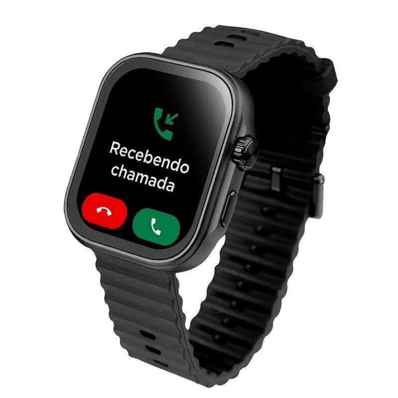 Relógio Masculino Smartwatch Technos Connect Max Call Preto TMAXCAA/9P Preto 4