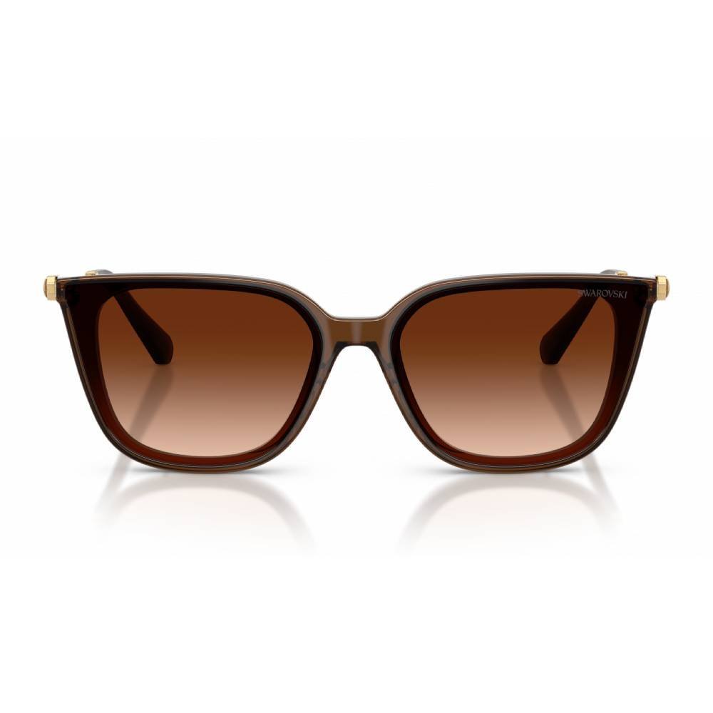 Óculos de Sol Feminino Quadrado Swarovski SK6054D-108474 63 Marrom 2