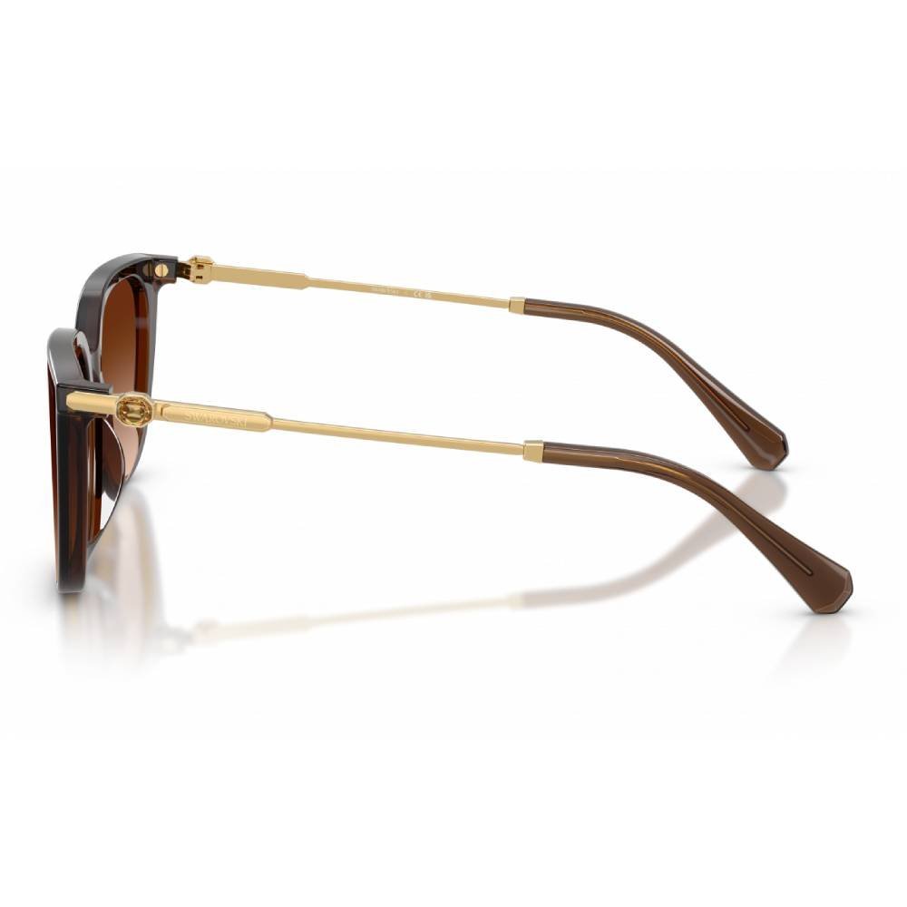 Óculos de Sol Feminino Quadrado Swarovski SK6054D-108474 63 Marrom 3