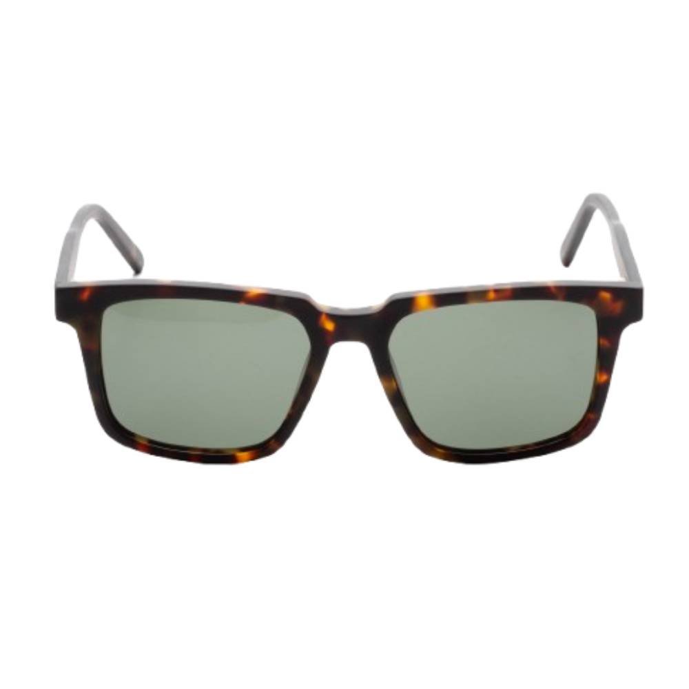 Óculos de Sol Masculino Safira Retangular Preto/Dourado 2