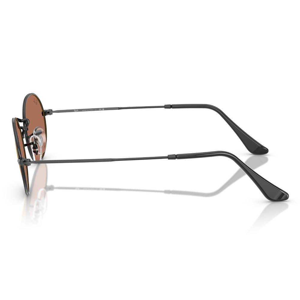 Óculos de Sol Unissex Ray Ban Oval Flat Lenses RB3547N-002/40 51 Marrom 4