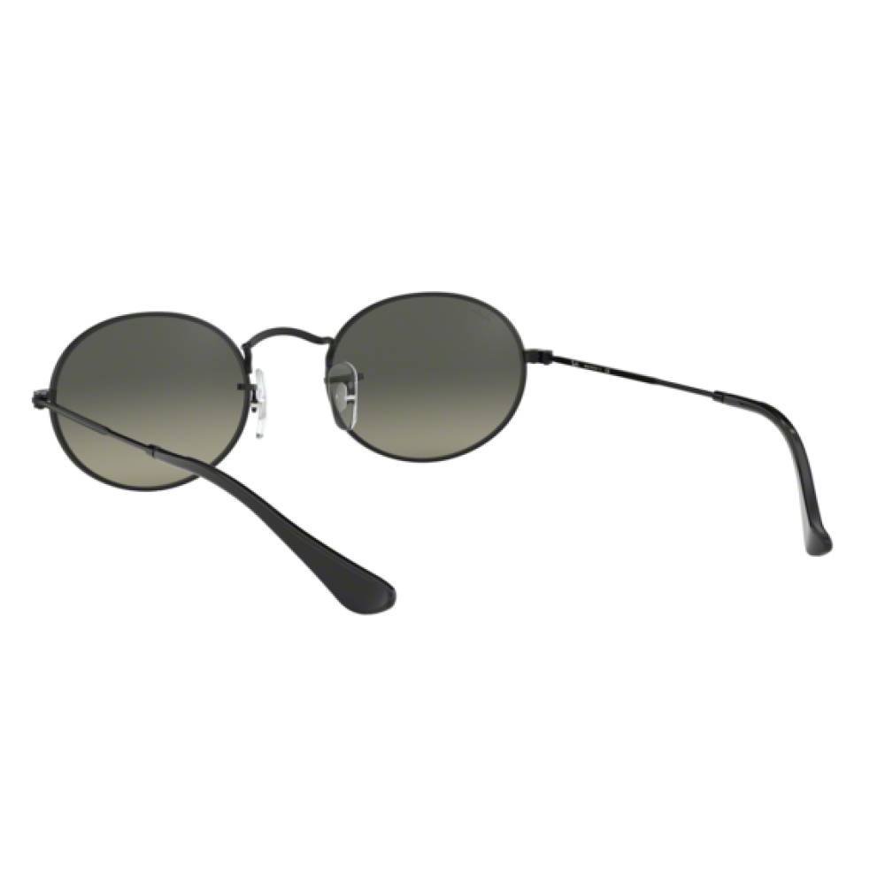 Óculos de Sol Unissex Ray Ban Oval Flat Lenses RB3547N-002/68 51 Preto 2