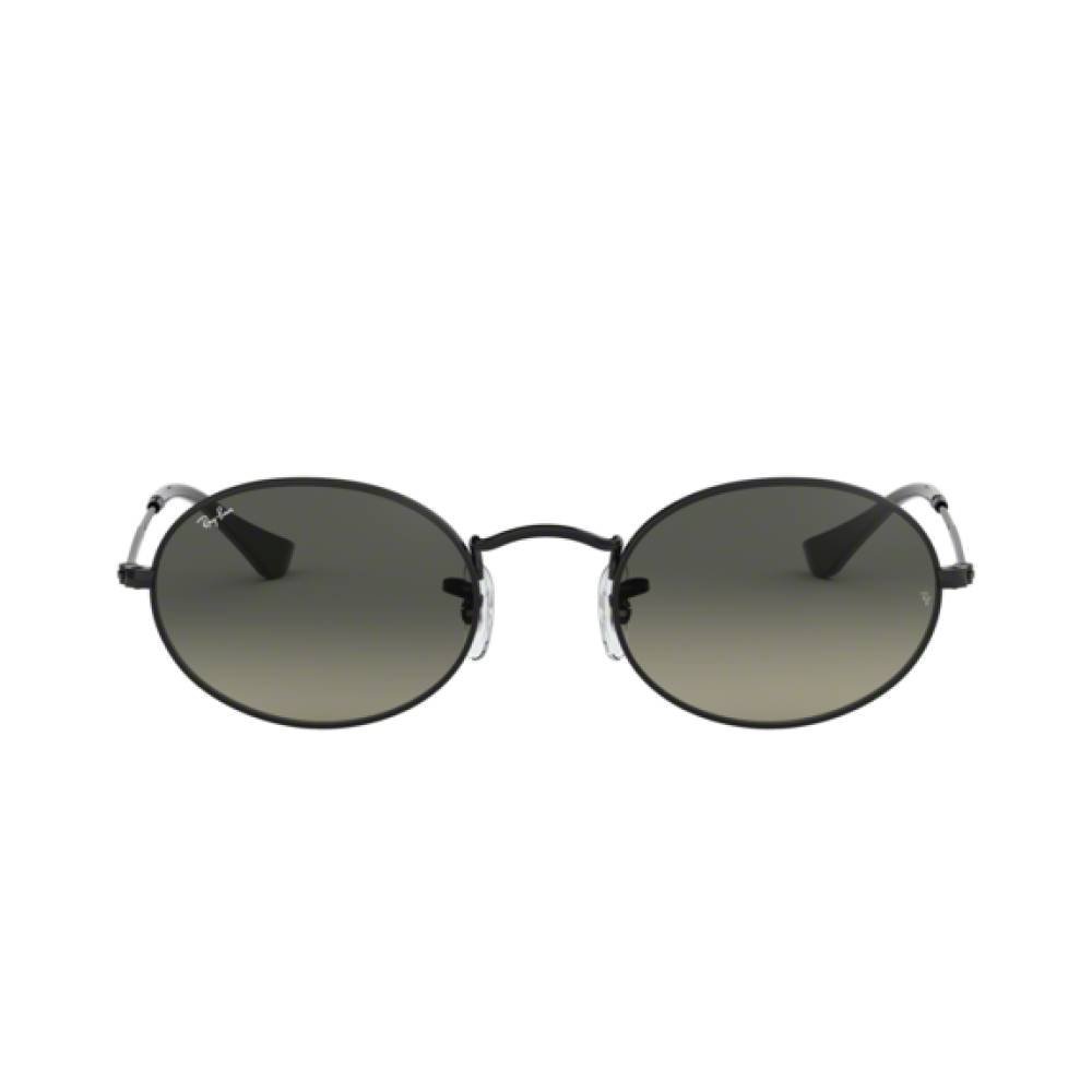 Óculos de Sol Unissex Ray Ban Oval Flat Lenses RB3547N-002/68 51 Preto 3