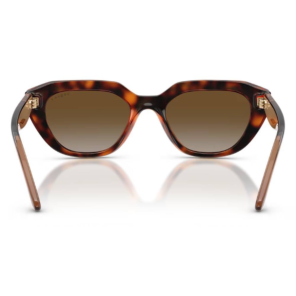 Óculos de sol Feminino Vogue Redonda VO5711S-W656T5 51 Polarizado Marrom 3