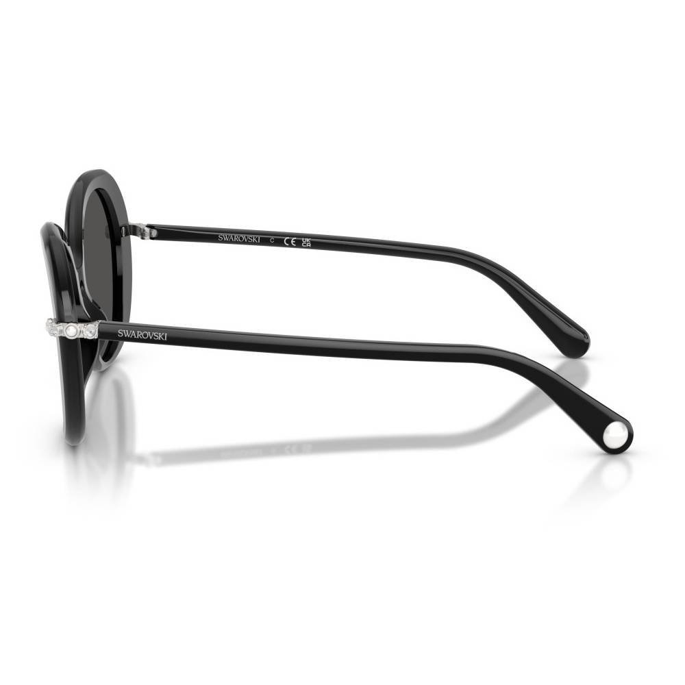 Óculos de Sol Feminino Swarovski Redondo SK6059-103887 55 Preto 3