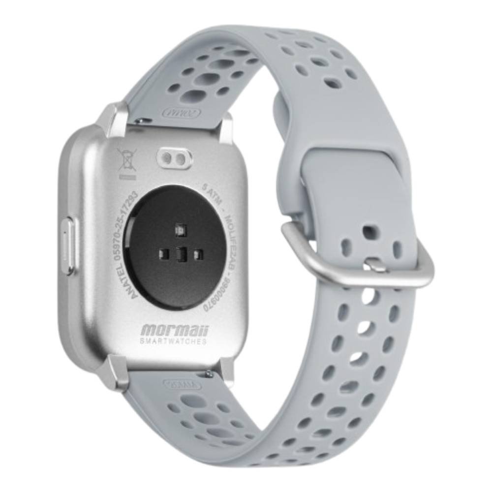 Relógio Mormaii Smartwatch Life Plus MOLIFE2AB/8K Prata 4