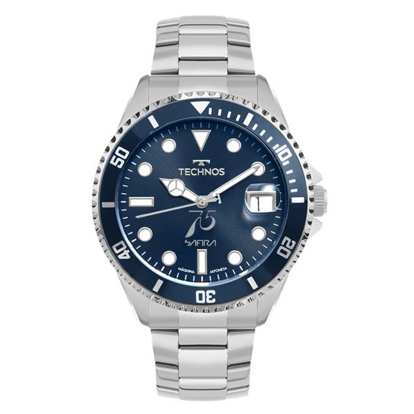 Relógio Masculino Technos Acqua Prata 2415EG/G1A