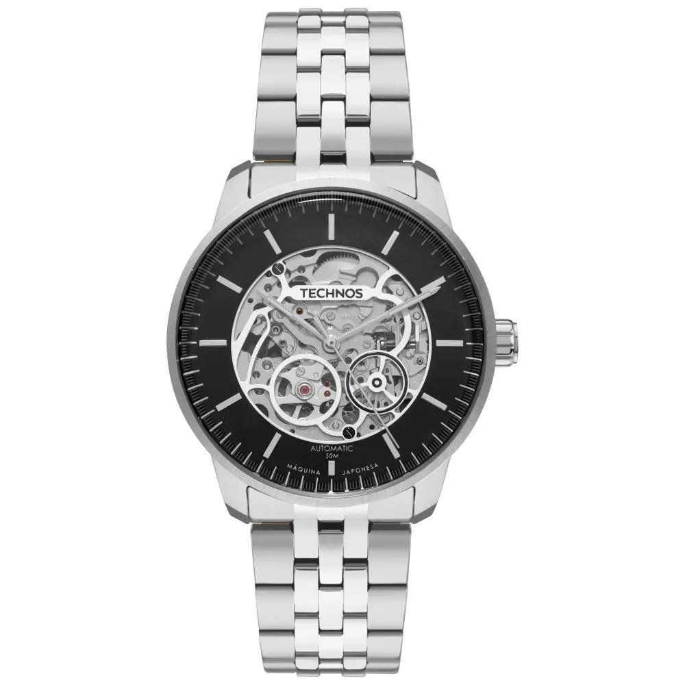 Relógio Masculino Technos Automático Skeleton 8N24SAB/1P