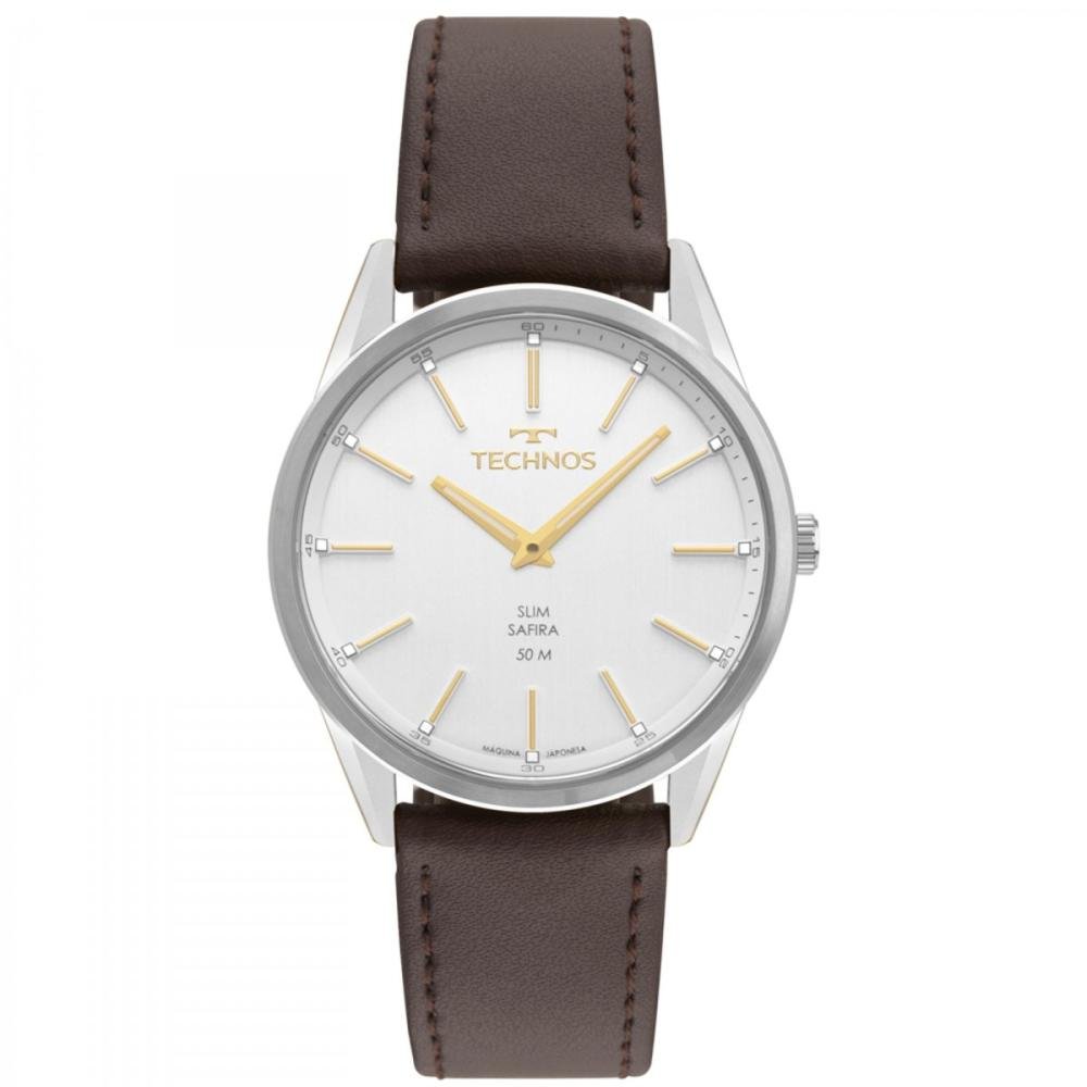 Relógio Masculino Technos Slim GL22BD/0K Prata