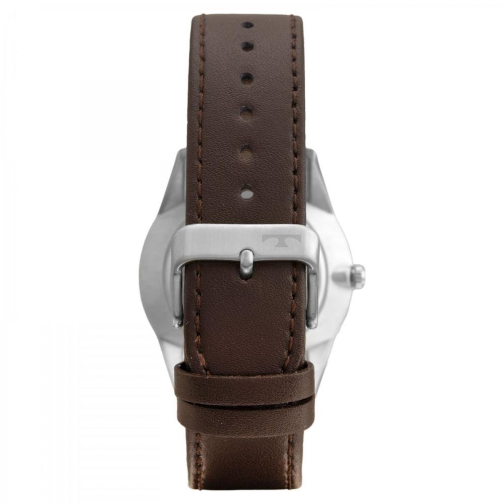 Relógio Masculino Technos Slim GL22BD/0K Prata Marrom 2