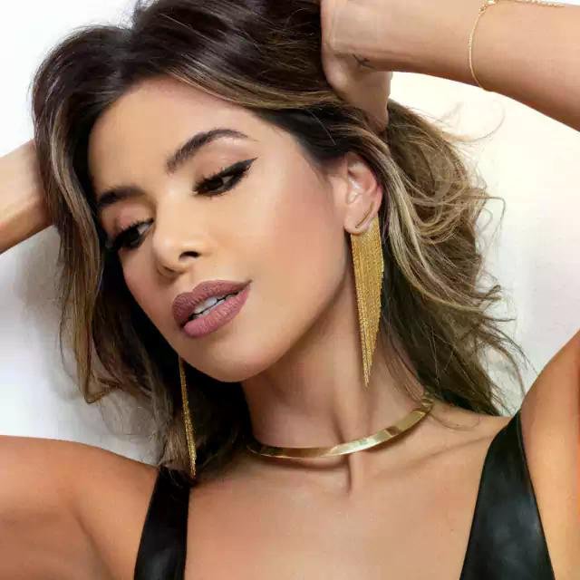Brinco Franja Banhado a Ouro 18K Dourado 2