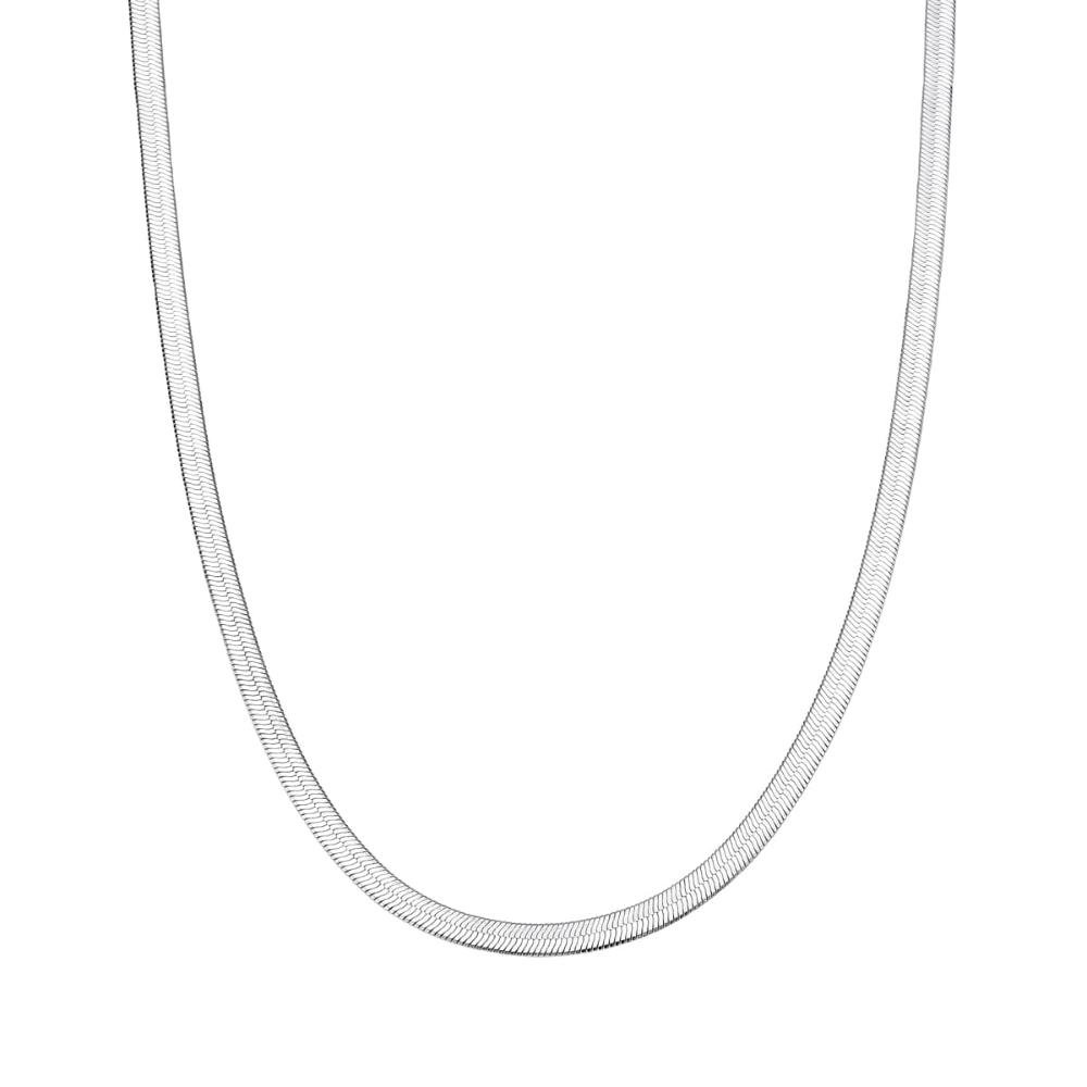 Choker Fita Prata Banhado a Ródio Prata 3