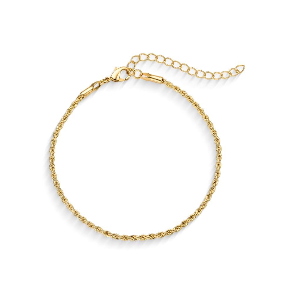 Pulseira 2mm Cordão Baiano Banhado a Ouro 18k Dourado 1
