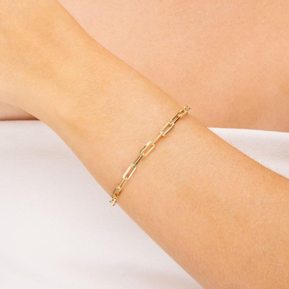 Pulseira Elos Cartier Banhado a Ouro 18k Dourado 2