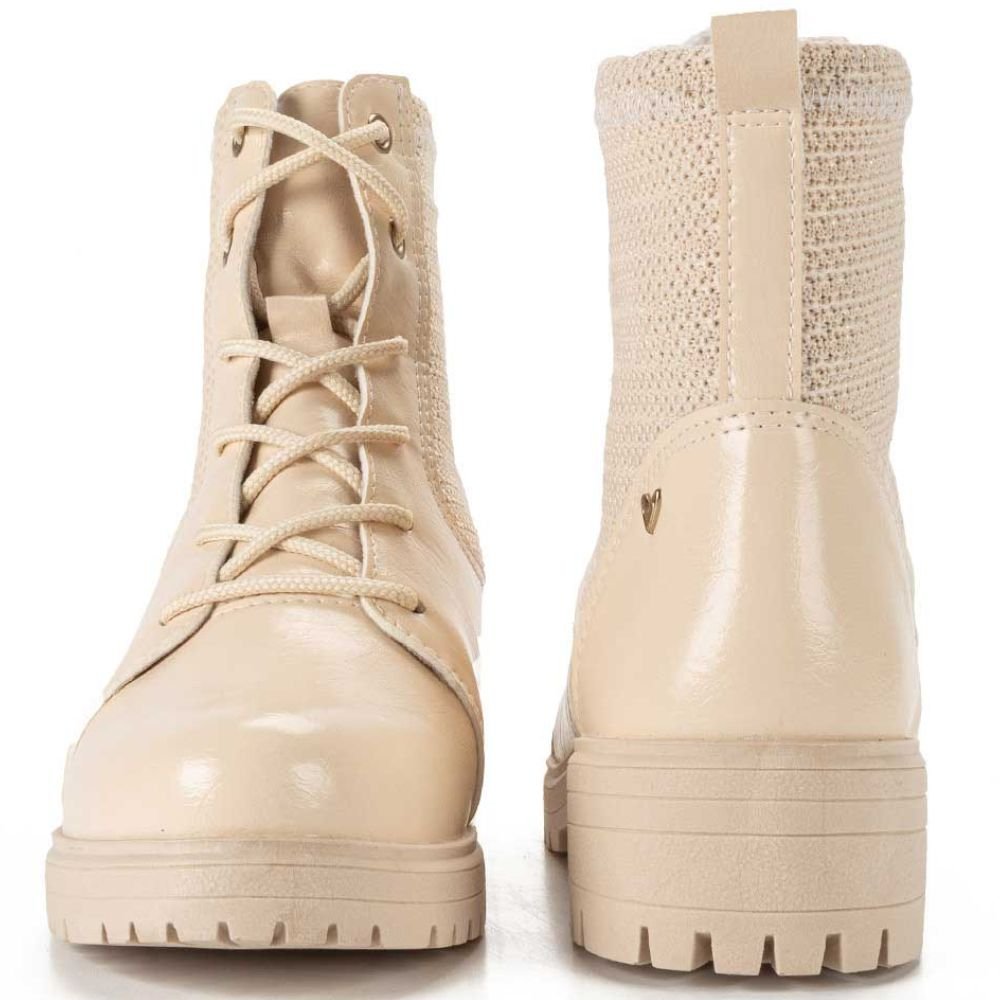 Coturno Mississipi Q8473 Feminino Bege 4