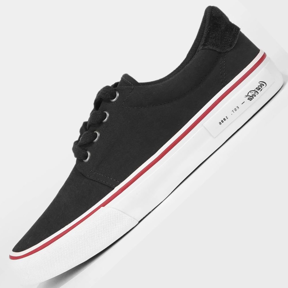 Tenis Coca Cola City Cc2074 Masculino Preto 2