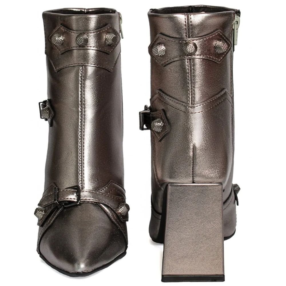 Bota Vizzano 3093.104 Feminina Cinza 4