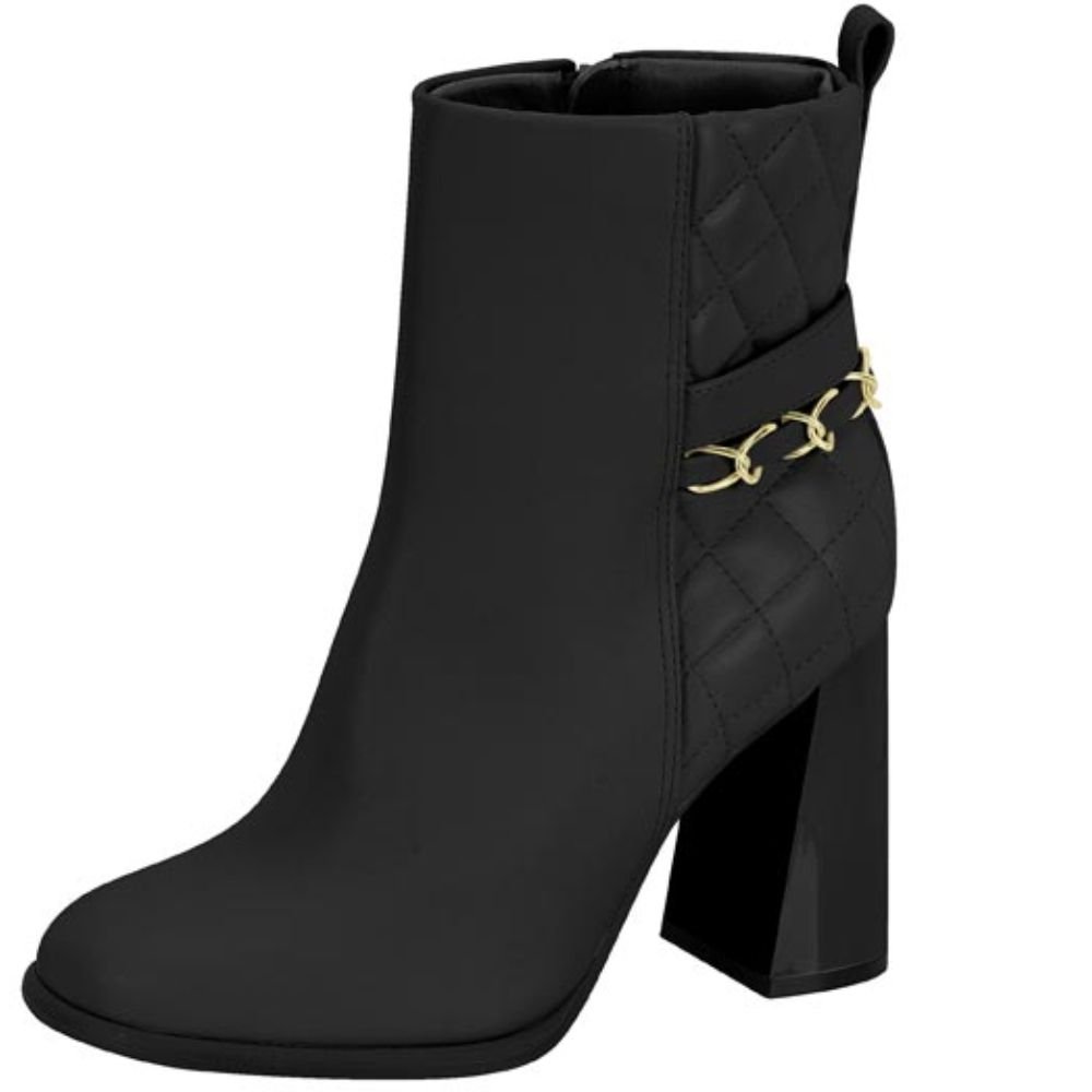 Bota Vizzano 3092.101 Feminina Preto 2