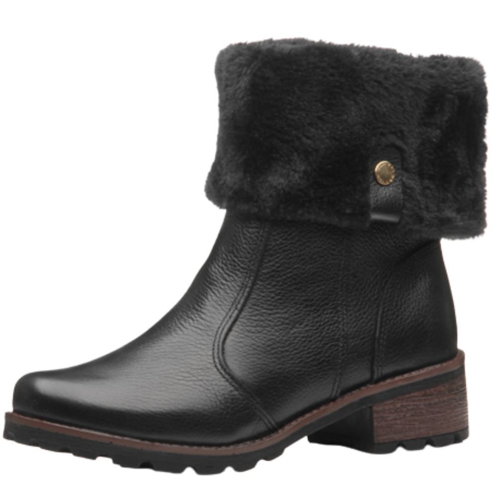 Bota Coturno Pegada 281492 Feminina Preto 2