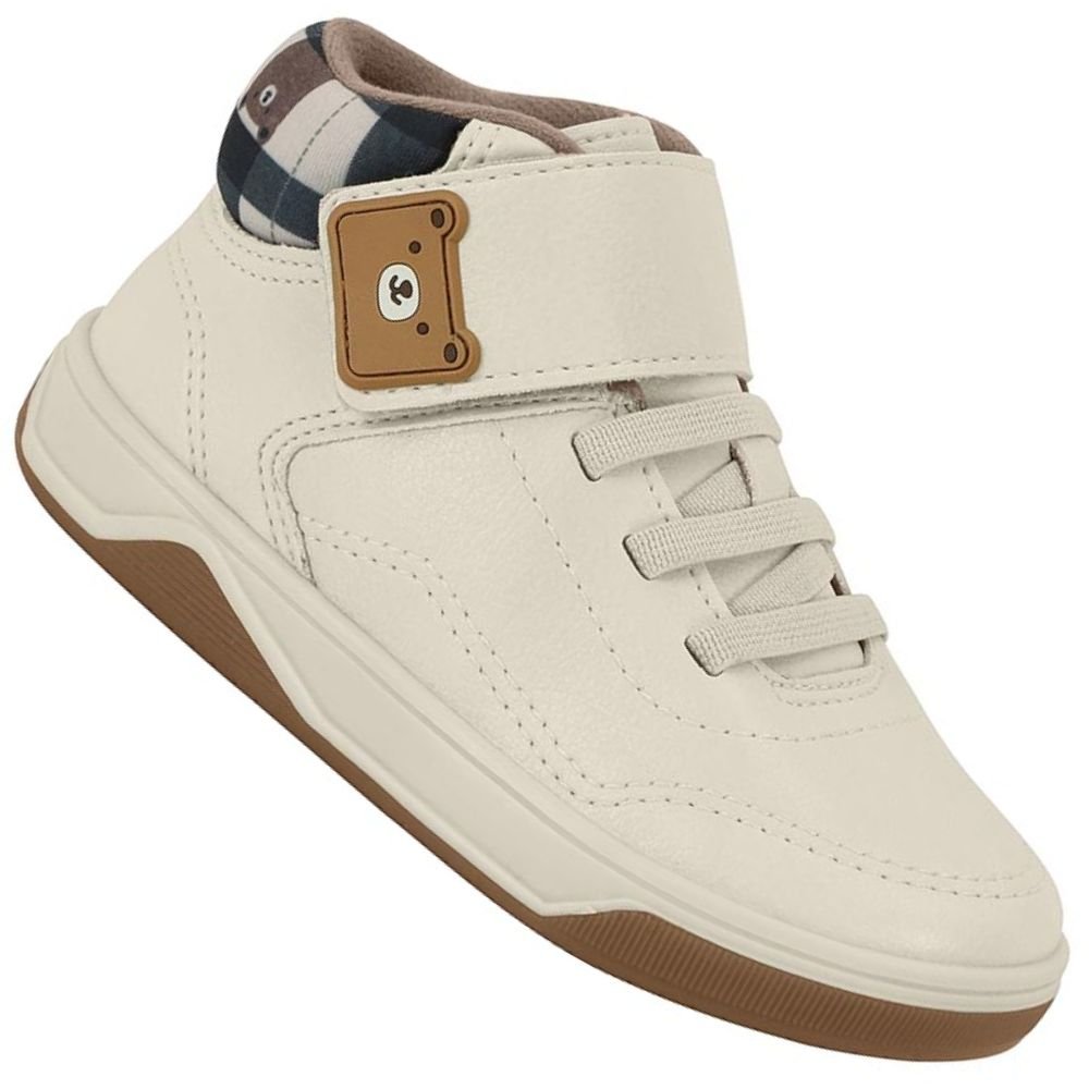 Tenis Infantil Molekinho 2623.107 Masculino Branco 1