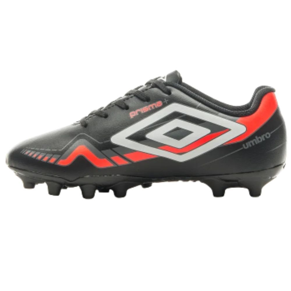 Chuteira Infantil Campo Umbro Prisma  Jr Masculina Preto 3