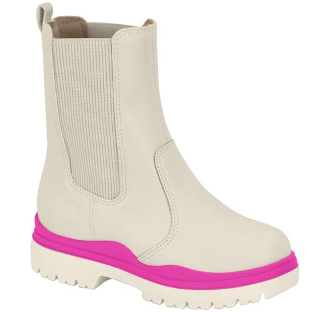 Bota Infantil Molekinha 2179.100 Feminina Branco 1