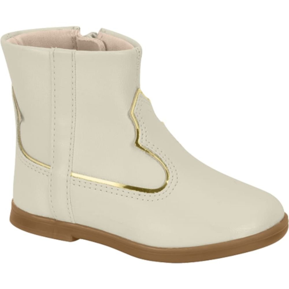 Bota Infantil Molekinha 2706.316 Feminina Branco 3