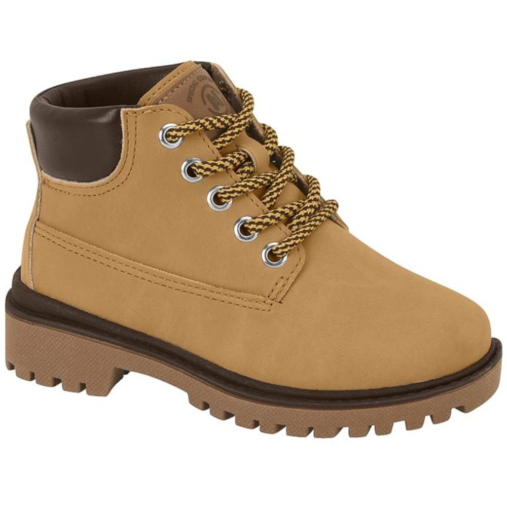 Bota Coturno Infantil Molekinho 2144.214 Masculino Amarelo 3