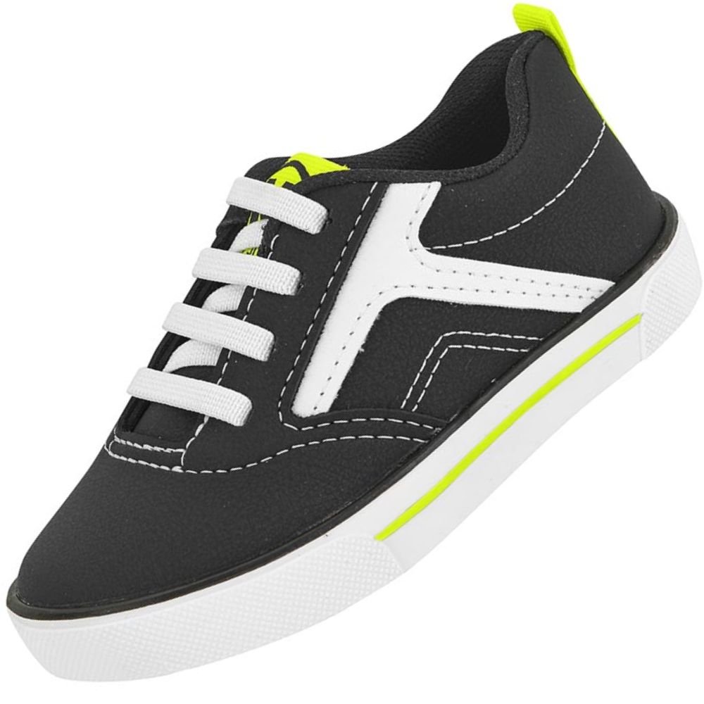 Tenis Infantil Molekinho 2133.670 Masculino Preto 2
