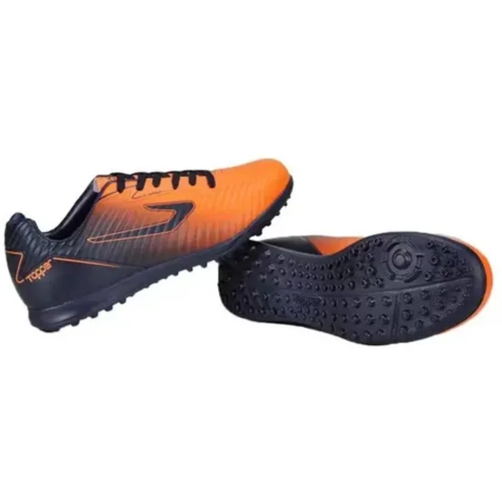 Chuteira Society Infantil Topper Forza Ii Masculina Laranja 3