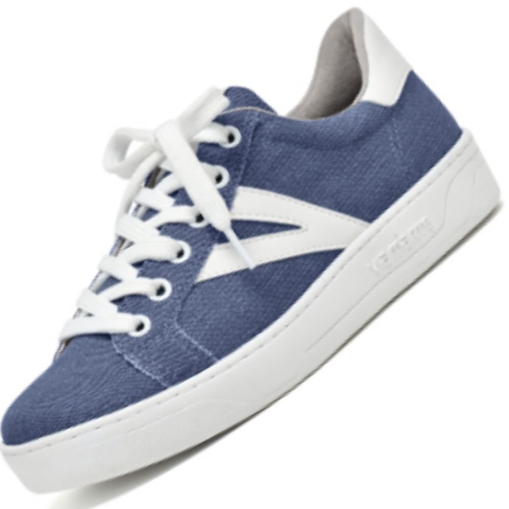 Tenis Via Marte 23-6210 Feminino Azul 2
