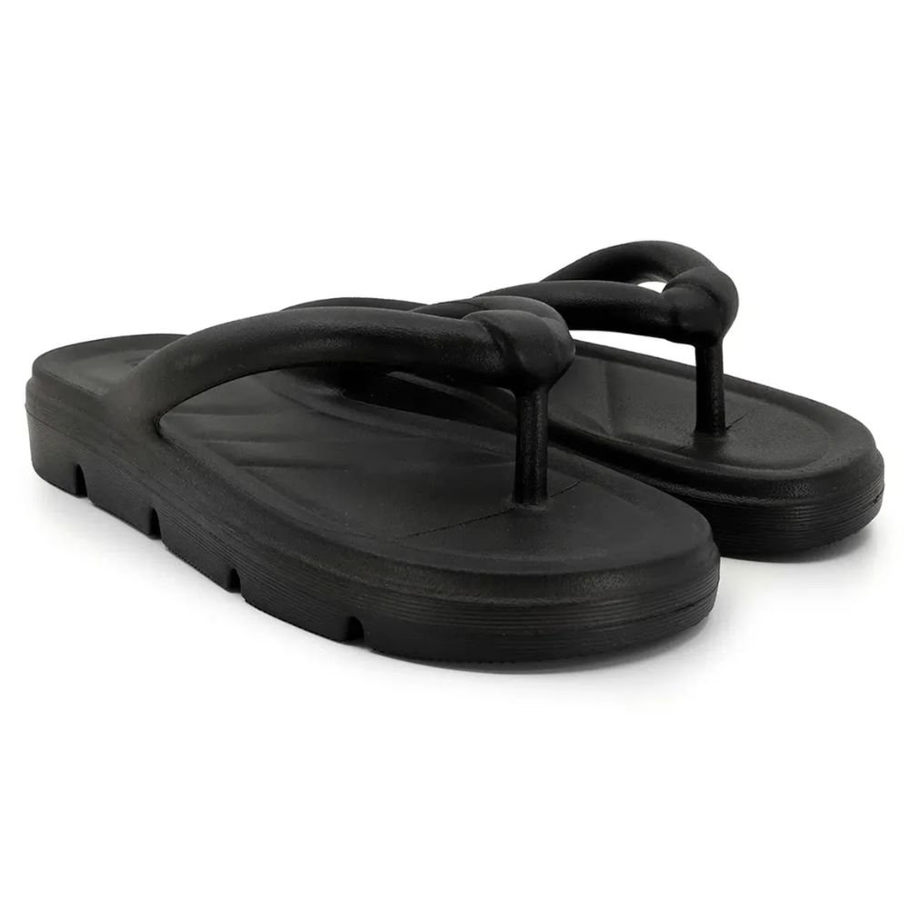 Chinelo Usaflex Ah3001 Poofy Feminino Preto 2