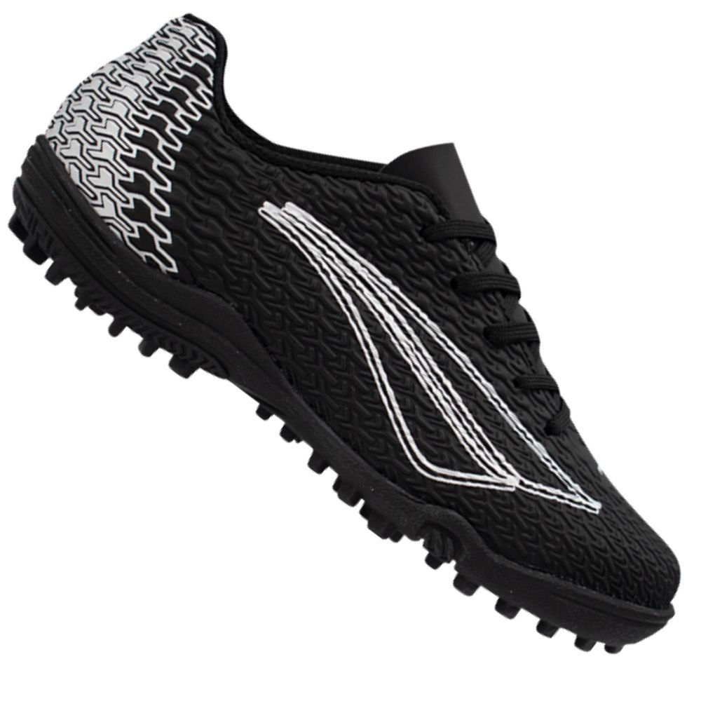 Chuteira Infantil Society Penalty Bravo Kids Xxii Masculina Preto 1