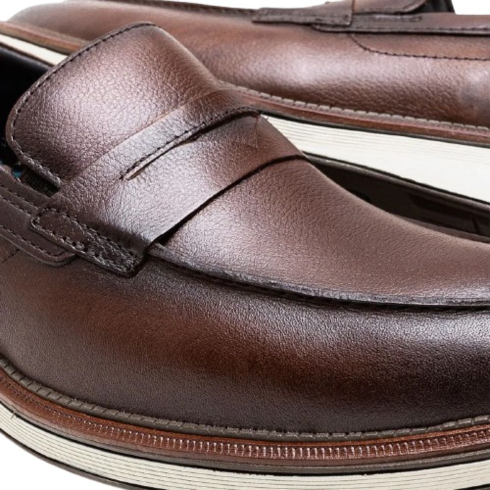 Sapato Democrata 298101 Metropolitan James Masculino Marrom 3