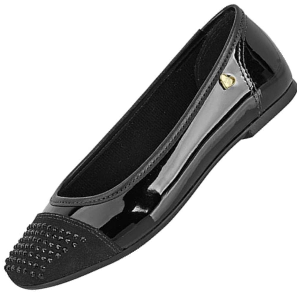 Sapatilha Infantil Molekinha 2555.106 Feminina Preto 2