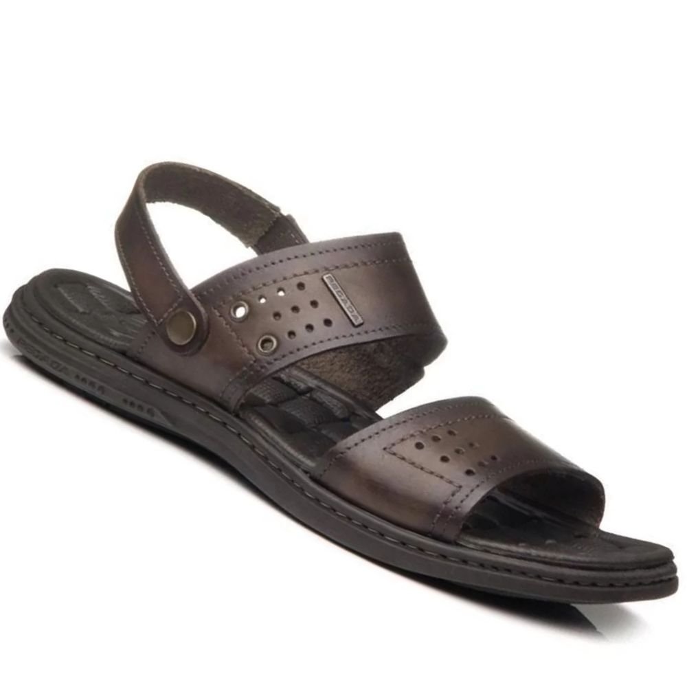 Sandalia Pegada 131225 Masculina Marrom 2