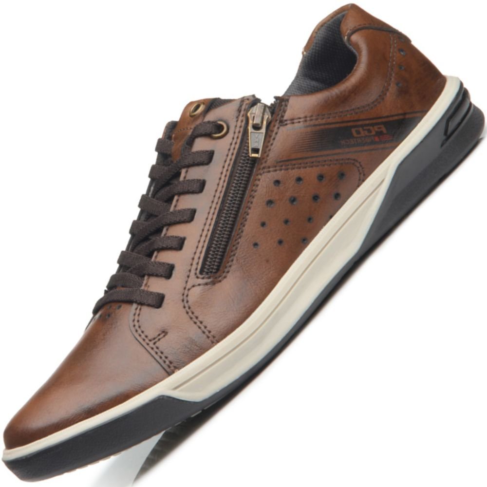 Sapatenis Pegada 171105 Masculino Marrom 2